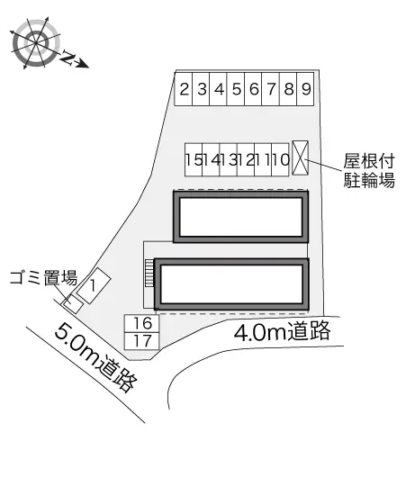 ★手数料０円★川越市小ケ谷　月極駐車場（LP）